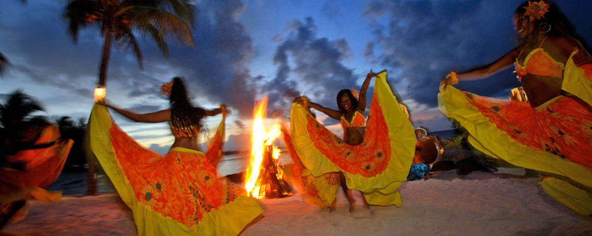 Camp fire sega dance Mauritius